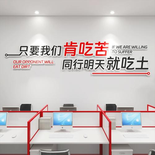 打造企業(yè)形象墻 辦公室進門氛圍布置與勵志標語設計